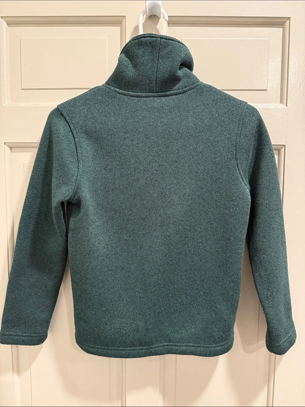 Old Navy Onyx Green Shawl Collar Button Pullover Sweater Size M/8